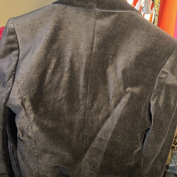 Black velvet blazer - Picture 5 of 5